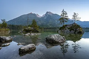 Hochkalter reflected in Hintersee
