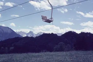 Hockeck, chairlift at the Wilder Kaiser