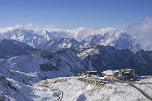 Category Mountain Landscapes Prints: Hoefatsblick station on the Nebelhorn behind the Hoefats