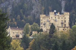 Hohenschwangau Castle near Fussen in autumn