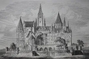 Hohenzollern Castle in the Principality of Hohenzollern-Hechingen