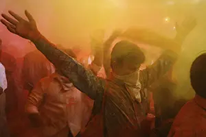 Category Historic EN Prints: Holi festival, Barsana, Uttar Pradesh