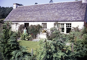 Holiday cottage, Comrie, Highlands, Scotland 1968