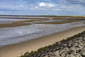 Holmer Siel beach and coast, Nordstrand peninsula