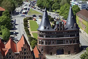 The Holsten Gate in Luebeck