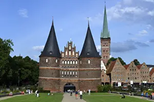 Holstentor Gate, Luebeck, Schleswig-Holstein