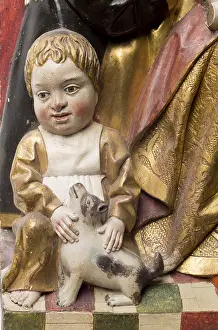 Holy Kinship, relief from an altar shrine in St Mary's Church