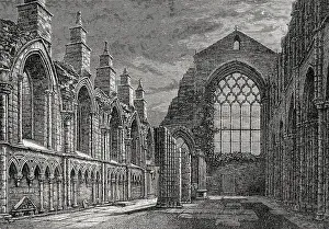 Holyrood Abbey, Edinburgh, Scotland, 18th century