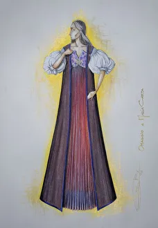 Homage to Maria Carta, evening dress