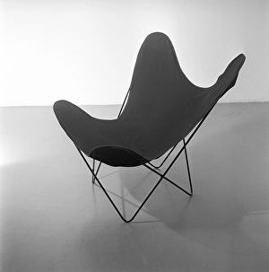 Home decor of the 1950s. The Butterfly chair