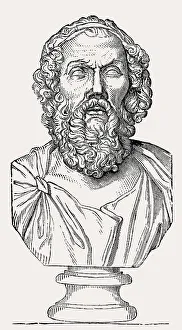 Homer, Greek legendary author, ancient Greece