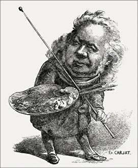Honore-Victorin Daumier, French caricaturist