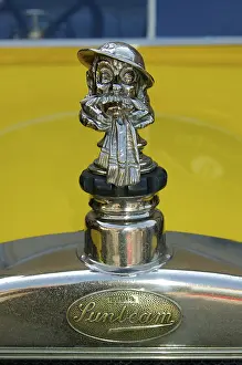 Hood ornament, vintage car Sunbeam