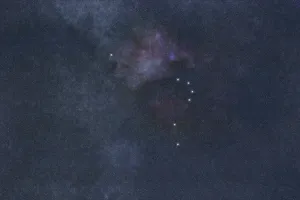 Horologium star constellation, Night sky