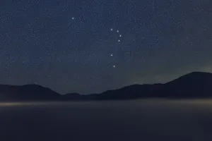 Horologium star constellation, Night sky