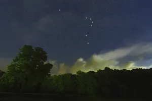 Horologium star constellation, Night sky