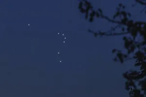 Horologium star constellation, Night sky