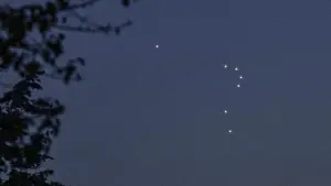 Horologium star constellation, Night sky