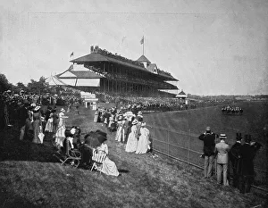 Horse Racing, Derby in Washington Park in Chicago