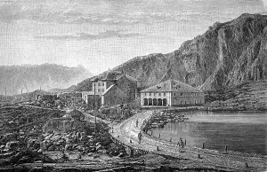 Hospice on the St Gotthard in Switzerland