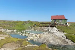 Hot spring, Laug, Hveravellir Geothermal Area