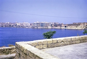Hotel Fortuna, Tigne Seafront, Tas-Sliema, from Valletta, Malta, Europe 1971, Europe
