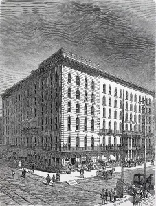 Hotel Sheraton in 1890, Chicago