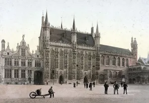 Hotel de Ville. Chapelle du St Sang et la Justice de Paix