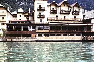 Hotel Weisses Rossl, White Horse Inn, Wolfgangsee, St. Wolfgang im Salzkammergut, Austria, Europe 1960, Europe