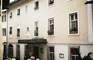 Hotel Weisses Rossl, White Horse Inn, Wolfgangsee, St. Wolfgang im Salzkammergut, Austria, Europe 1960, Europe