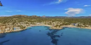 Hotels on the beach, Platja de Palmira