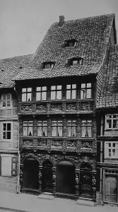 House in the Breitestrasse street in Wernigerode in the Harz