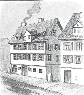 The house in the former courtyard kitchen garden