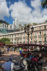 House facades, Monte Carlo, Cote d'Azur
