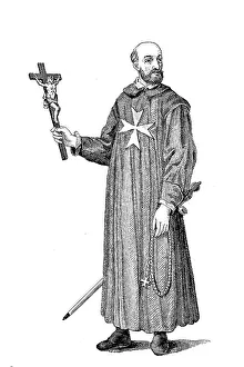 House traditional costume of the Knights of St