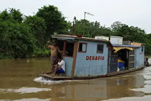 Houseboat on Tutum River, Pantanal