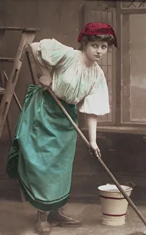 Household help, cleaning woman