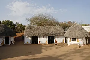 Category Historic EN Prints: Houses Kutch architect, Shilpgram