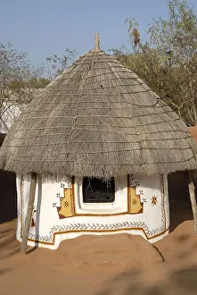 Category Historic EN Prints: Houses Kutch architect, Shilpgram
