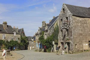 Houses in the medieval village of Locronan