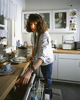 The housework of a housewife, here on 01