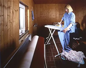 The housework of a housewife, here on 01