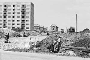 Housing construction, Erste Plattenbauten