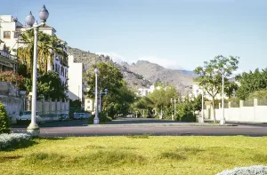 Housing estate in a suburb, Tenerife, Canary Islands, Spain 1963