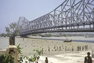 Howrah Bridge over Hooghly River