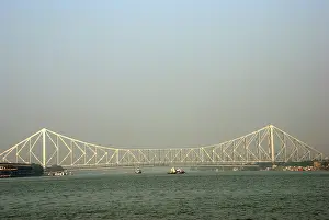 Category Historic EN Prints: Howrah bridge over Hooghly river