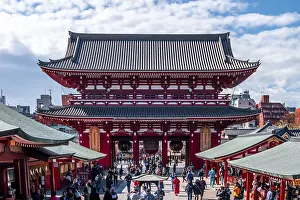 HOzOmon Gate, Buddhist temple complex