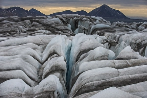Huge glacier in Hornsund, Svalbard