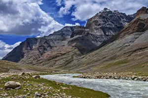 Huge gorge, Kailash Kora, Western Tibet, Asia