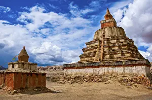 Huge stupa in the kingdom of Guge